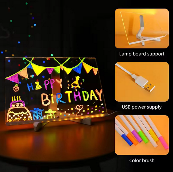 LED Glow Note Board