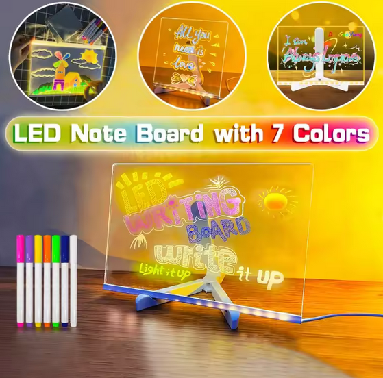 LED Glow Note Board