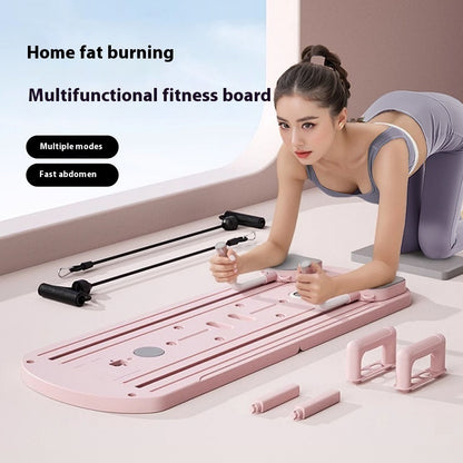 Multifunction Pilates Trainer Board Burn Fat, Tone Abs & Train Full Body at Home