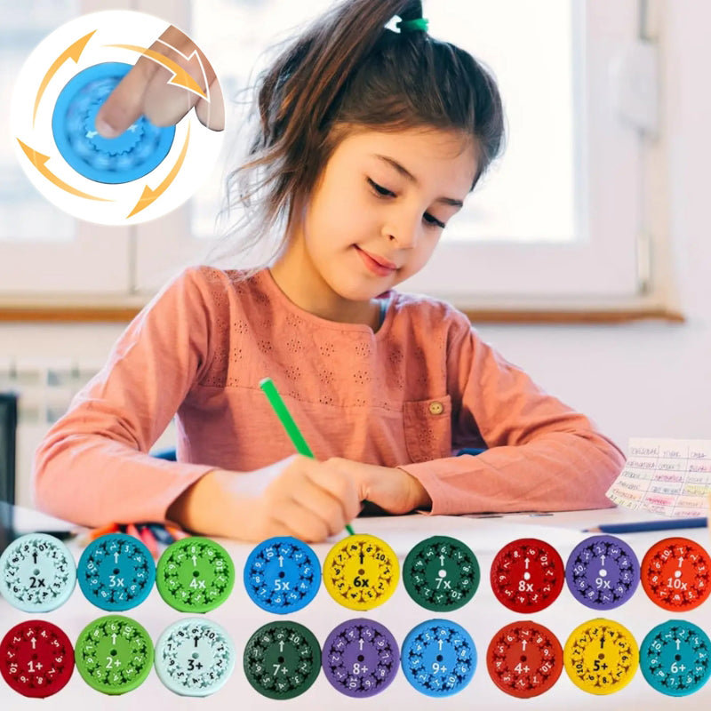 Math Fidget Spinner Fun Montessori Learning Toy