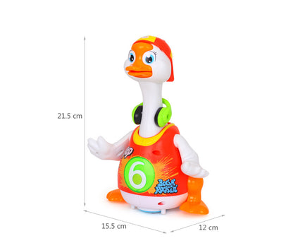 Swing Goose Music Interactive Baby Toy Dance Light Music