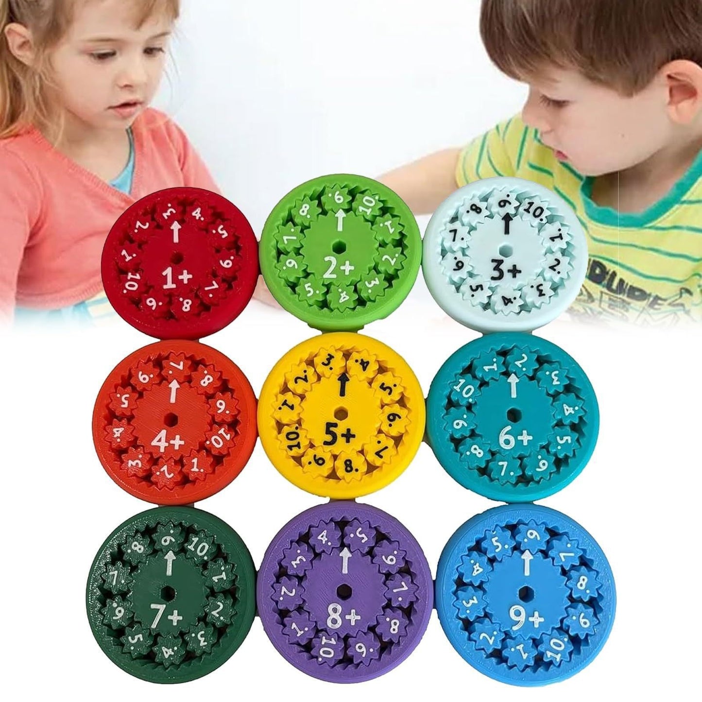 Math Fidget Spinner Fun Montessori Learning Toy