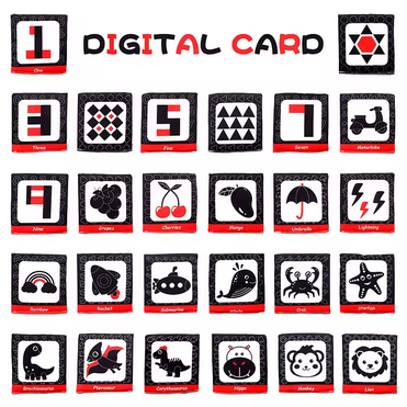 Baby Soft Alphabet Cloth Flashcards with Storage Bag – 26pcs Educational for Early Learning