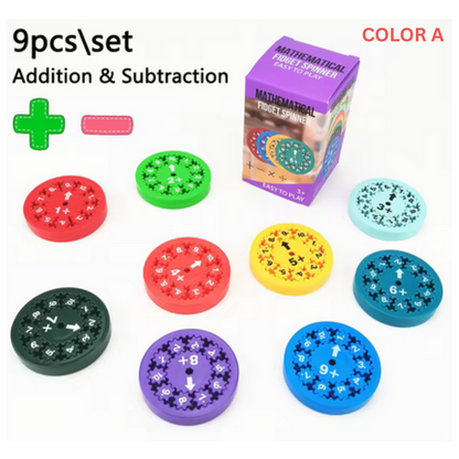 Math Fidget Spinner – Fun Montessori Learning Toy for Kids