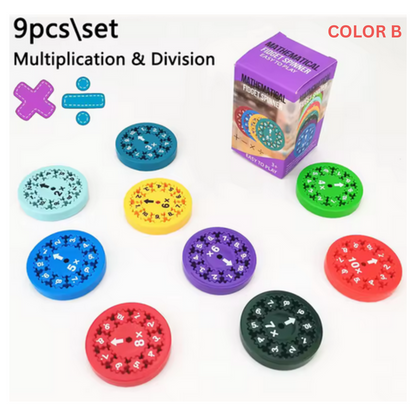 Math Fidget Spinner – Fun Montessori Learning Toy for Kids