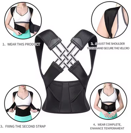 Back Posture Corrector – Spine Support, Hunchback Prevention & Shoulder Alignment