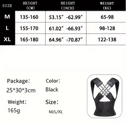 Back Posture Corrector – Spine Support, Hunchback Prevention & Shoulder Alignment