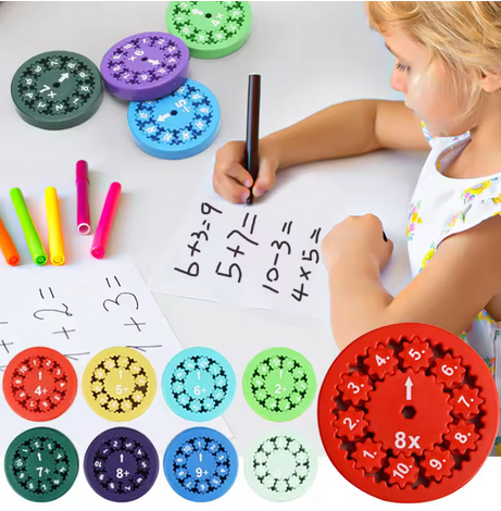Math Fidget Spinner – Fun Montessori Learning Toy for Kids
