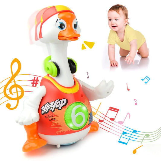 Swing Goose Music Interactive Baby Toy Dance Light Music